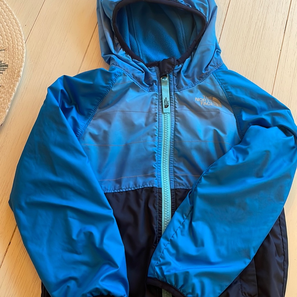 Kids north face reversible jacket